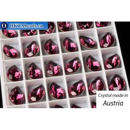 Austrian 4320 Pear Amethyst 14х10mm