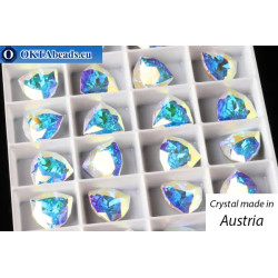 Austrian 4706 Trilliant Crystal AB 12mm