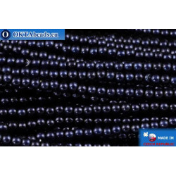 WH Czech glass pearls cobalt (70063) 2mm