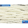 WH Czech glass pearls white (70402) 2mm