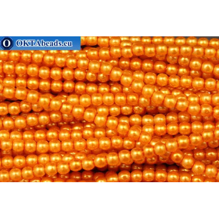 WH Czech glass pearls orange (70080) 3mm