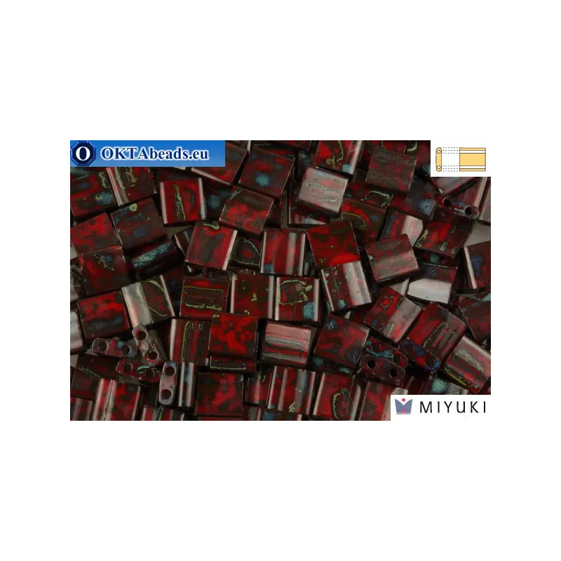 MIYUKI Beads TILA Picasso Opaque Red (4521)