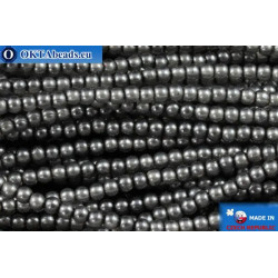 WH Czech glass pearls grey (70448) 4mm