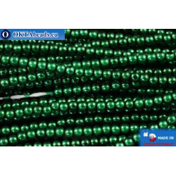WH Czech glass pearls green (70057) 4mm