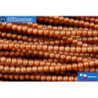 WH Czech glass pearls orange matte (70016M) 4mm