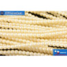WH Czech glass pearls beige matte (70414M) 4mm