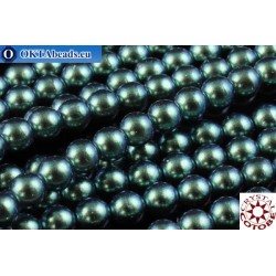 WH COTOBE Crystal Pearl Pearlescent Peacock Green 2mm