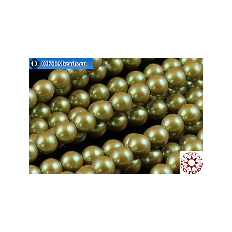 WH COTOBE Crystal Pearl Pearlescent Khaki 3mm