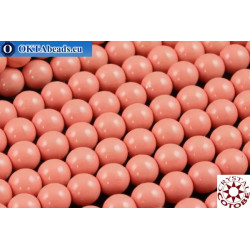 WH COTOBE Crystal Pearl Ceramic Salmon Rose 4mm