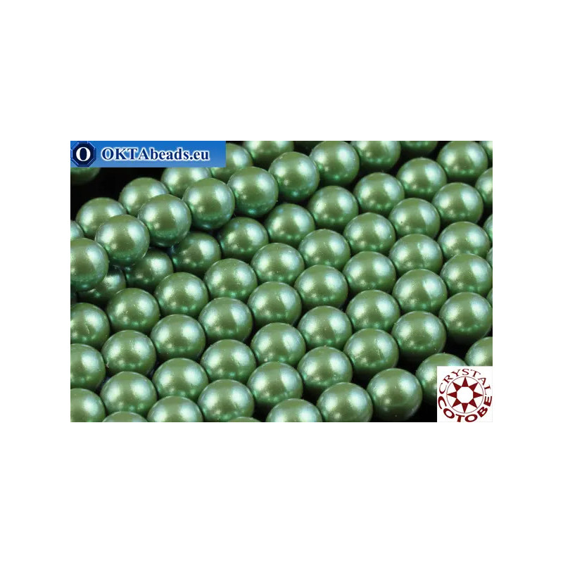 WH COTOBE Crystal Pearl Pearlescent Green 4mm
