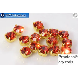 WH Chaton Preciosa Maxima Padparadscha - gold ss16