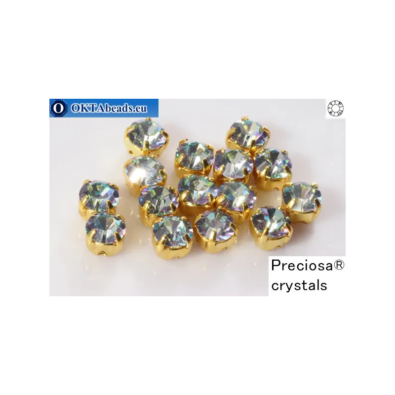 WH Chaton Preciosa Maxima Crystal Vitrail Light - gold ss16