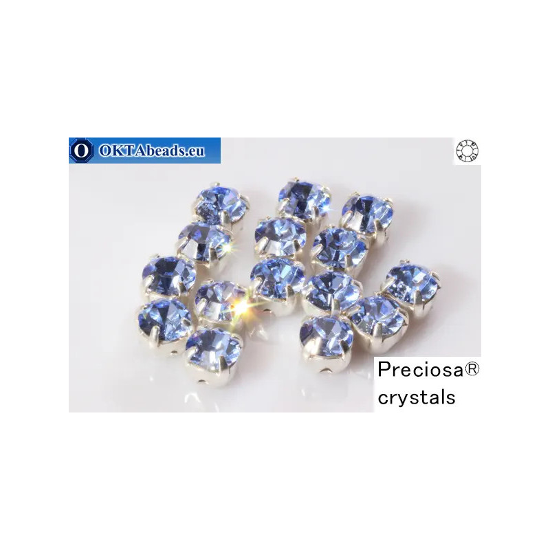 WH Chaton Preciosa Maxima Light Sapphire - silver ss16