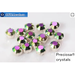 WH Chaton Preciosa Maxima Crystal Peacock Green - silver ss16