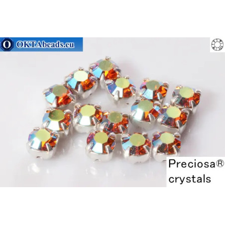 WH Chaton Preciosa Maxima Topaz AB - silver ss16