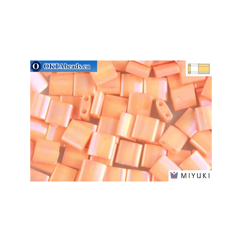MIYUKI Beads TILA Semi-Matte Opaque Salmon (596)