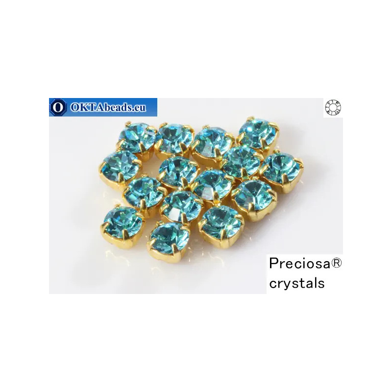 WH Chaton Preciosa Maxima Aqua Bohemica - gold ss16