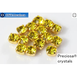 WH Chaton Preciosa Maxima Citrine - gold ss16