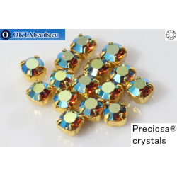 WH Chaton Preciosa Maxima Black Diamond AB - gold ss16