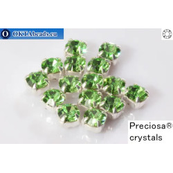 WH Chaton Preciosa Maxima Peridot - silver ss12