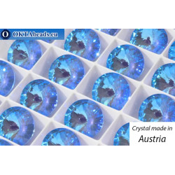 WH Austrian 1122 Rivoli Crystal Ocean DeLite 14mm