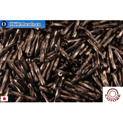WH COTOBE Beads Twisted bugle Dark Bronze N1 12mm