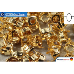 Sew on setting Chaton Light Gold ss39