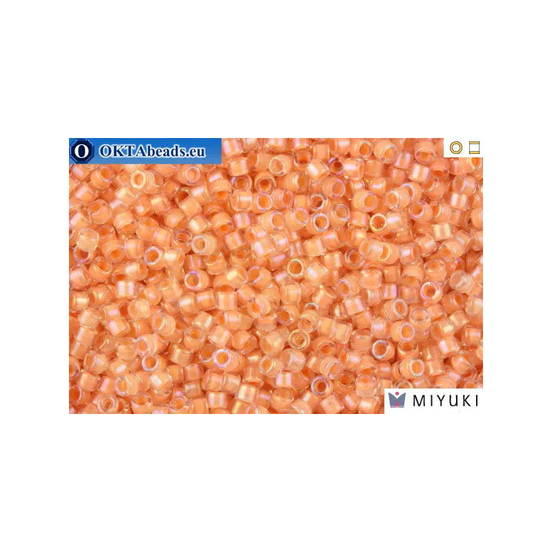 MIYUKI Beads Delica Lined Flesh AB 11/0 (DB67)