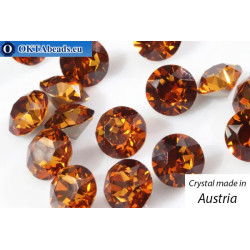 WH Austrian 1088 Chaton Light Amber ss39/8