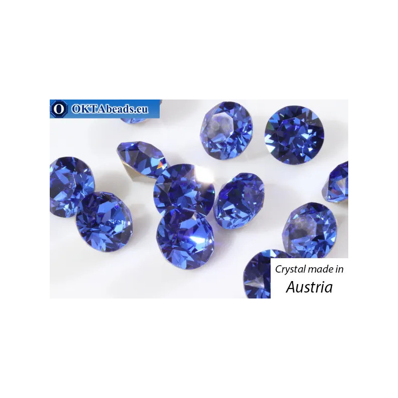 Austrian 1088 Chaton Sapphire ss39/8