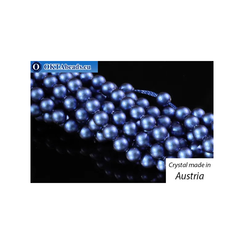 WH Austrian 5810 Pearls Crystal Iridescent Dark Blue 2mm