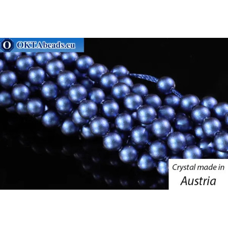 WH Austrian 5810 Pearls Crystal Iridescent Dark Blue 4mm