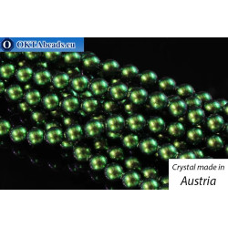 WH Austrian 5810 Pearls Crystal Scarabaeus Green 4mm