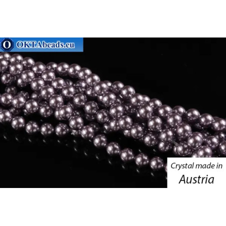 WH Austrian 5810 Pearls Crystal Mauve 4mm