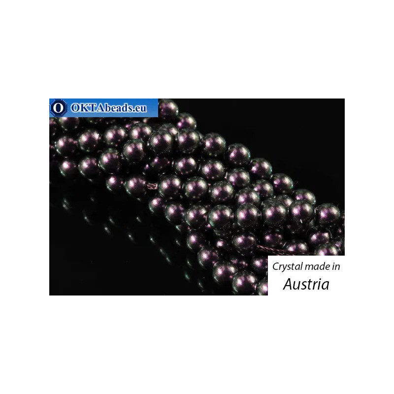 Austrian 5810 Pearls Crystal Iridescent Purple 2mm