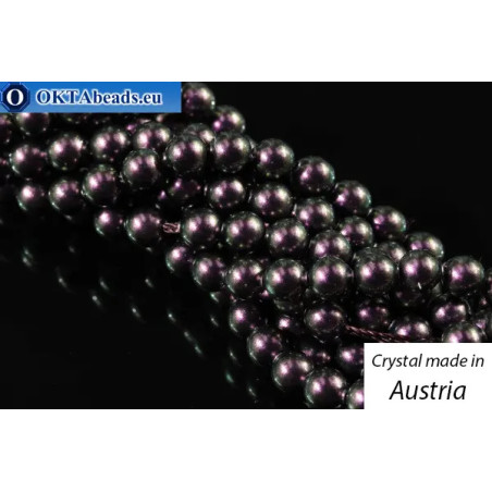Austrian 5810 Pearls Crystal Iridescent Purple 2mm