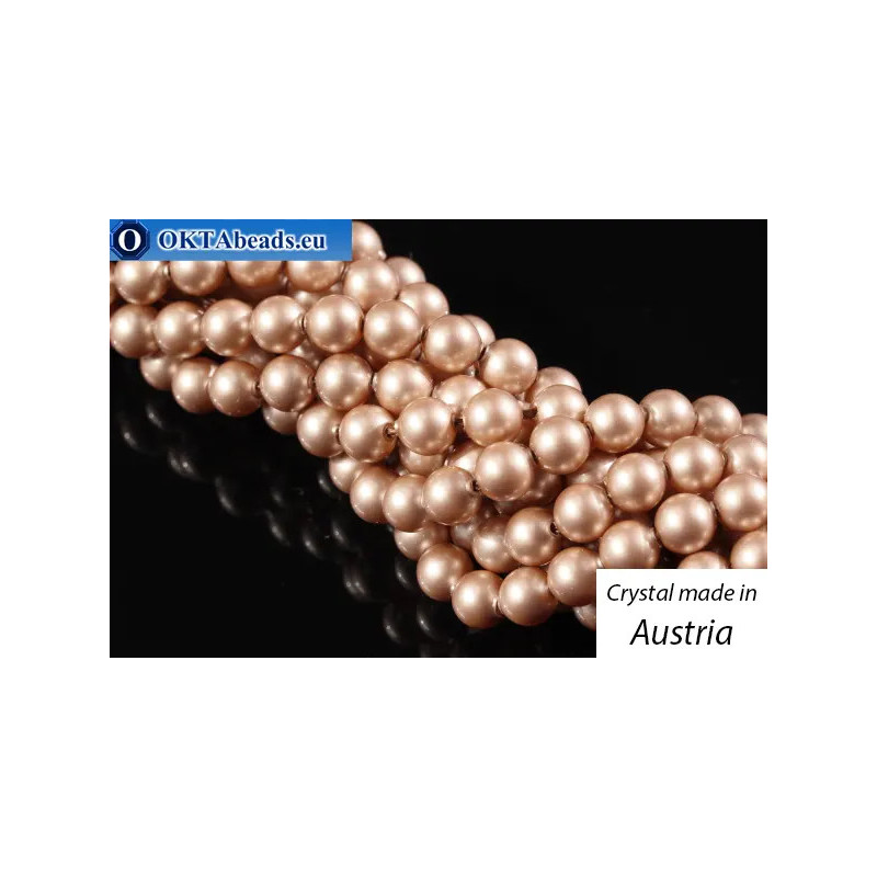 Austrian 5810 Pearls Crystal Powder Almond 2mm