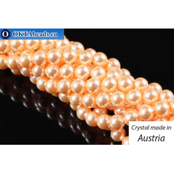 Austrian 5810 Pearls Crystal Peach 3mm
