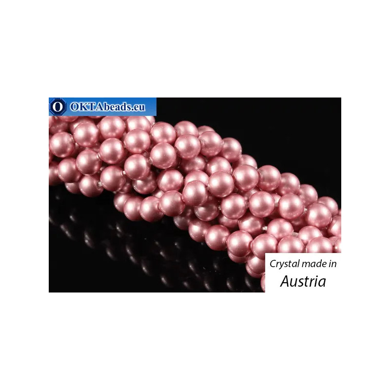 Austrian 5810 Pearls Crystal Powder Rose 3mm