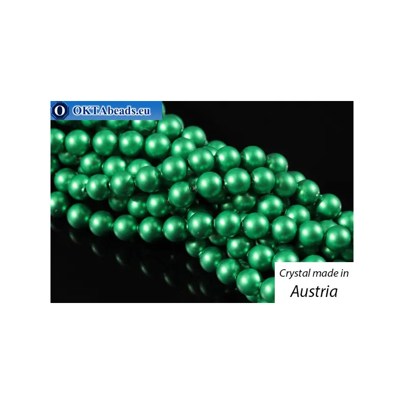 Austrian 5810 Pearls Crystal Eden Green 5mm