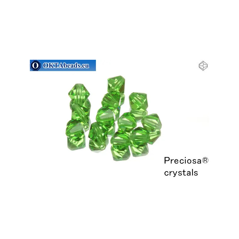 Preciosa Crystal Bicone - Peridot 6mm