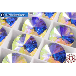 WH COTOBE Crystal 1122 Rivoli Sapphire Blue AB 14mm