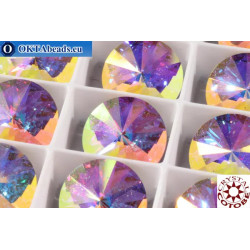 WH COTOBE Crystal 1122 Rivoli Dark Lavender AB 14mm