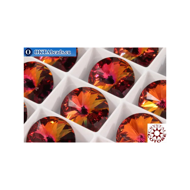 WH COTOBE Crystal 1122 Rivoli Brandy 14mm