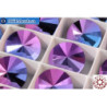 WH COTOBE Crystal 1122 Rivoli Lilac Blue Metallic 14mm