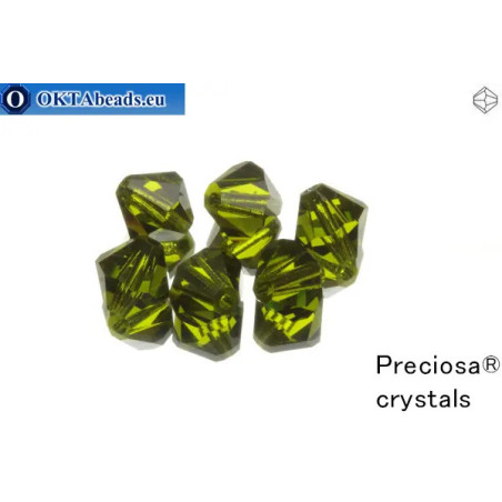Preciosa Crystal Bicone - Olivine 8mm