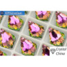Chinarovsky Baroque Crystal Vitrail Rose 22*15mm