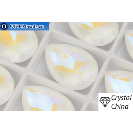 Chinarovsky Drop Crystal Blue Glow 30*20mm