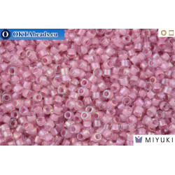 MIYUKI Beads Delica Lined Pale Lilac AB 11/0 (DB72)