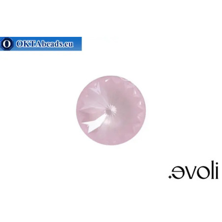 Austrian Rivoli 1122 Crystal Soft Rose Ignite 14mm